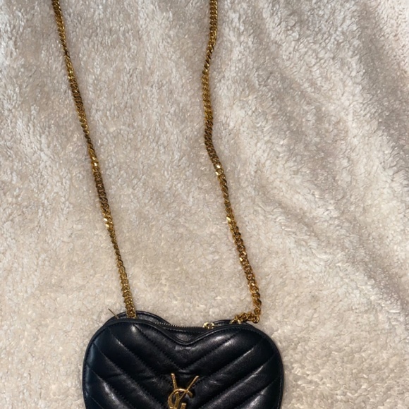 Yves Saint Laurent Love heart shaped bag - Picture 4 of 9